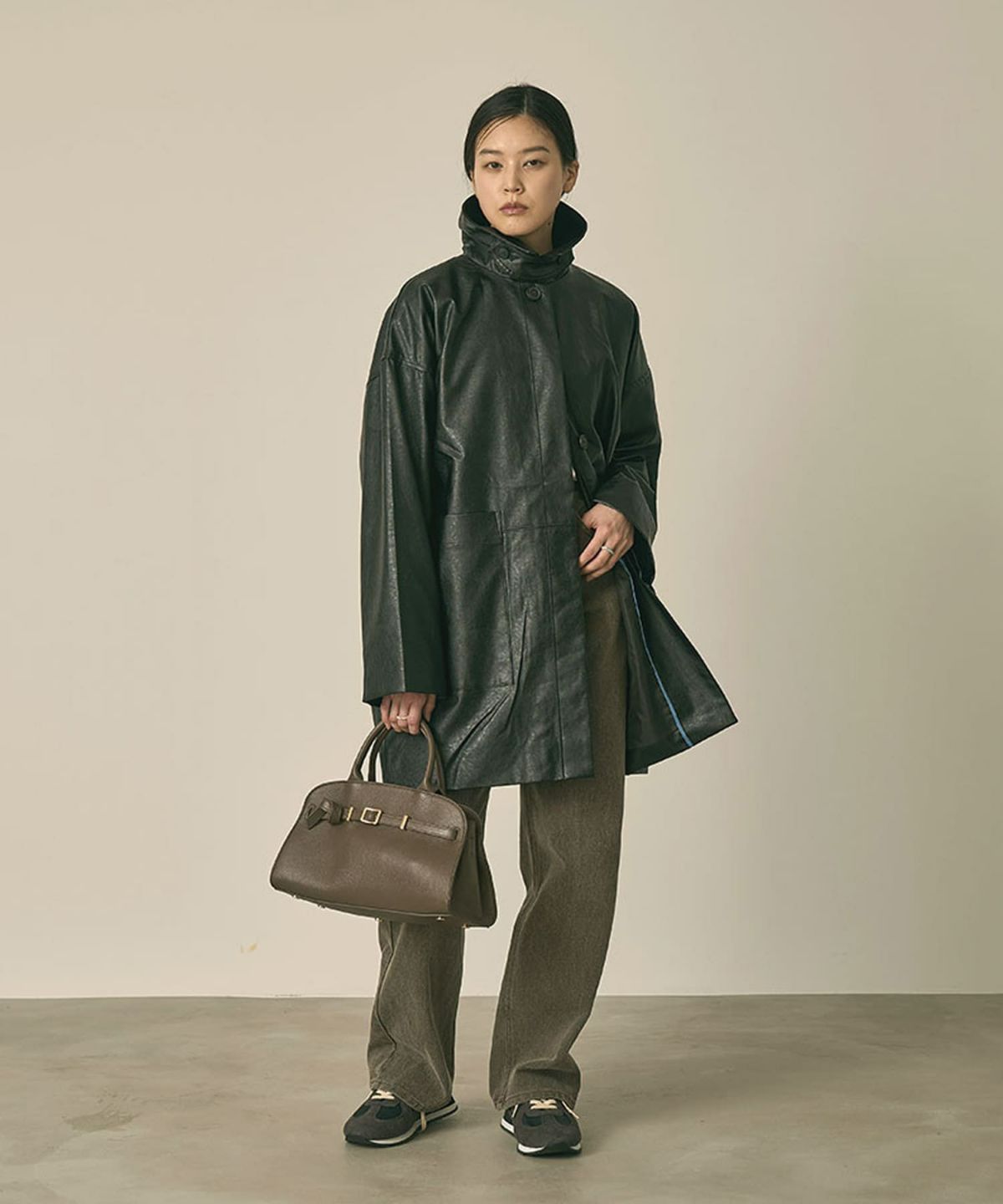 着用イメージ 164cm BLACK