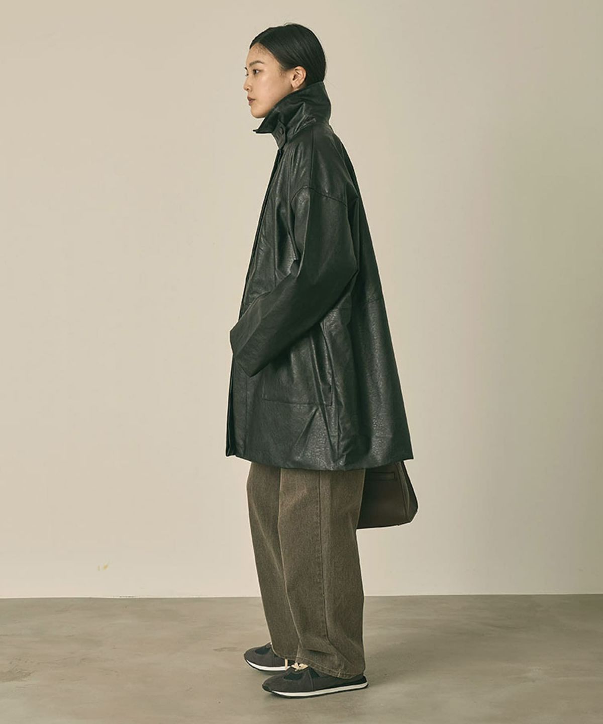 着用イメージ 164cm BLACK