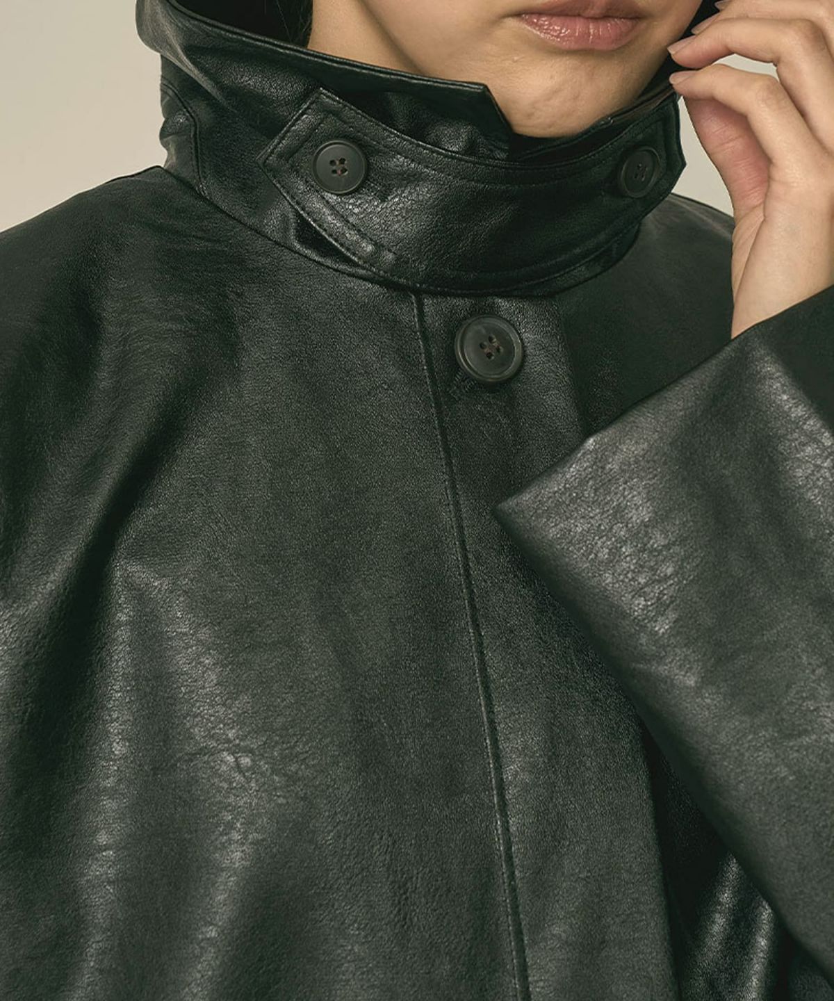 着用イメージ 164cm BLACK