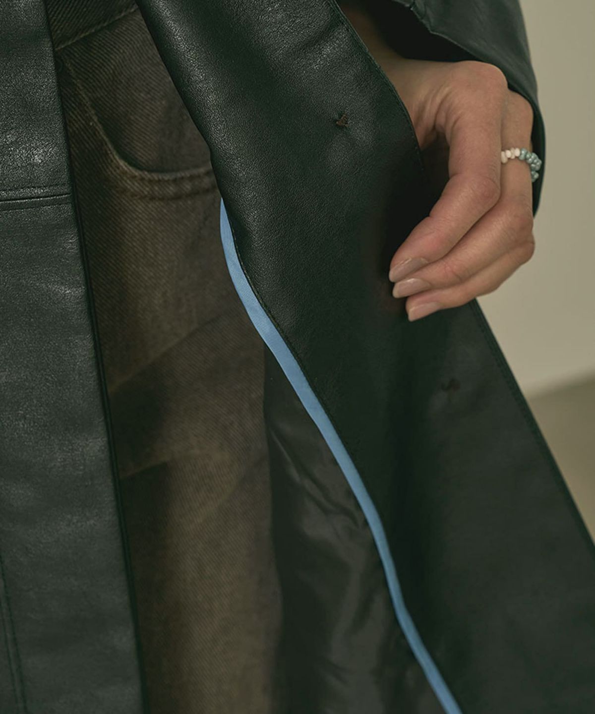 着用イメージ 164cm BLACK