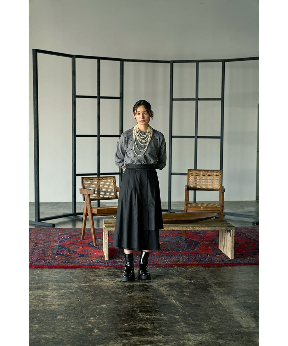 着用イメージ　165cm BLACK