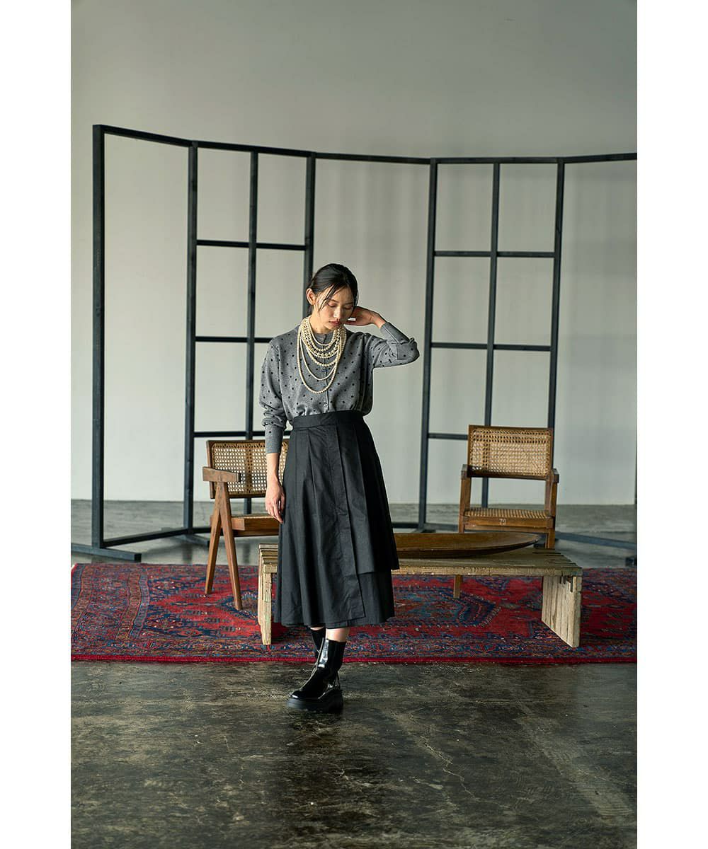 着用イメージ　165cm BLACK