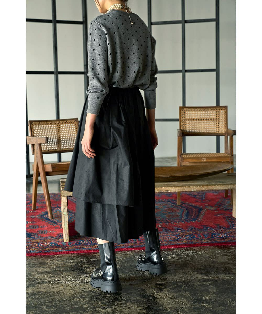 着用イメージ　165cm BLACK