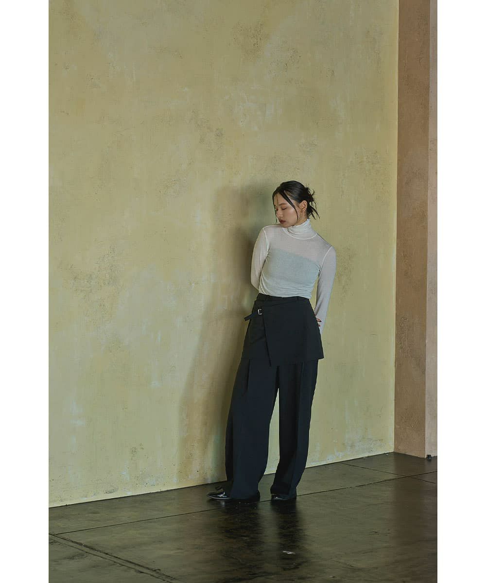 着用イメージ　165cm BLACK