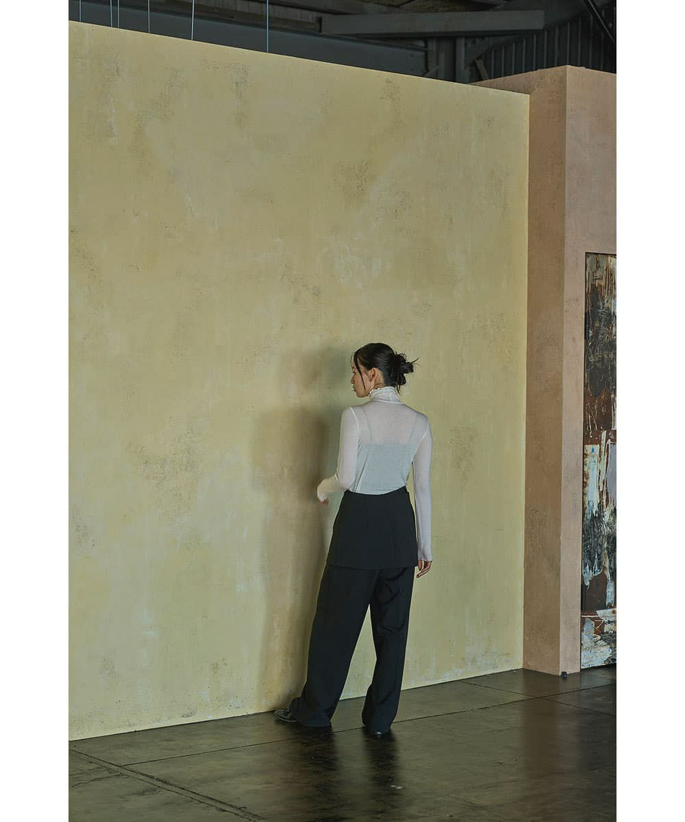 着用イメージ　165cm BLACK