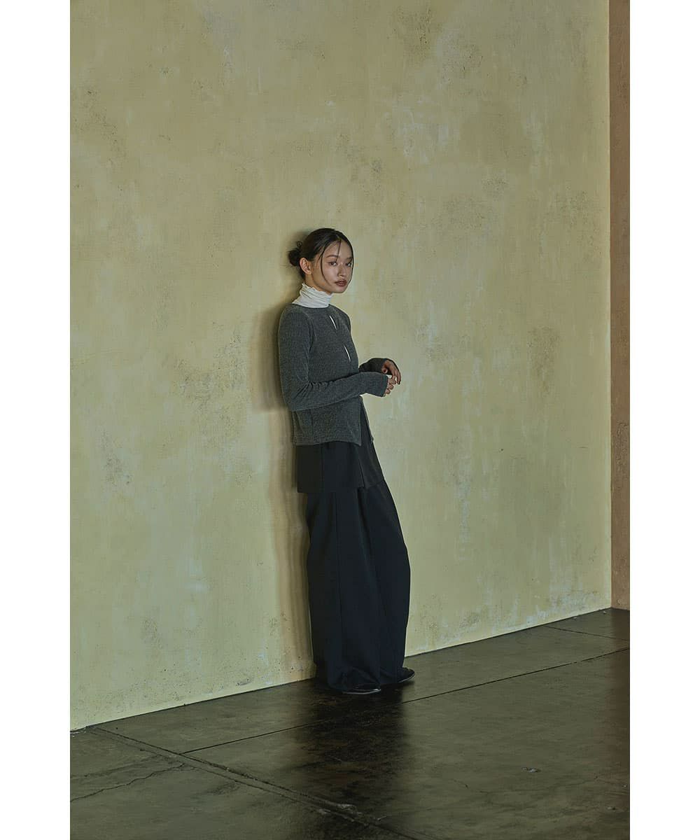 着用イメージ　165cm BLACK