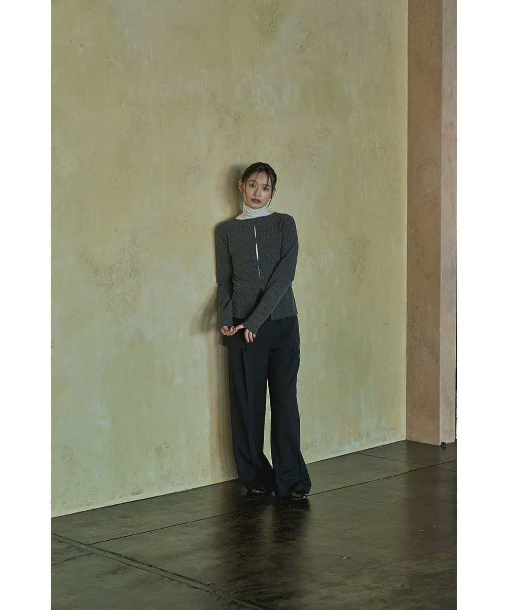 着用イメージ　165cm BLACK