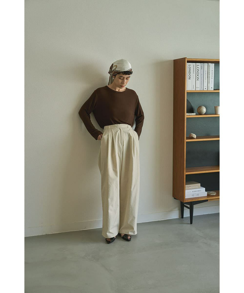 着用イメージ　168cm IVORY