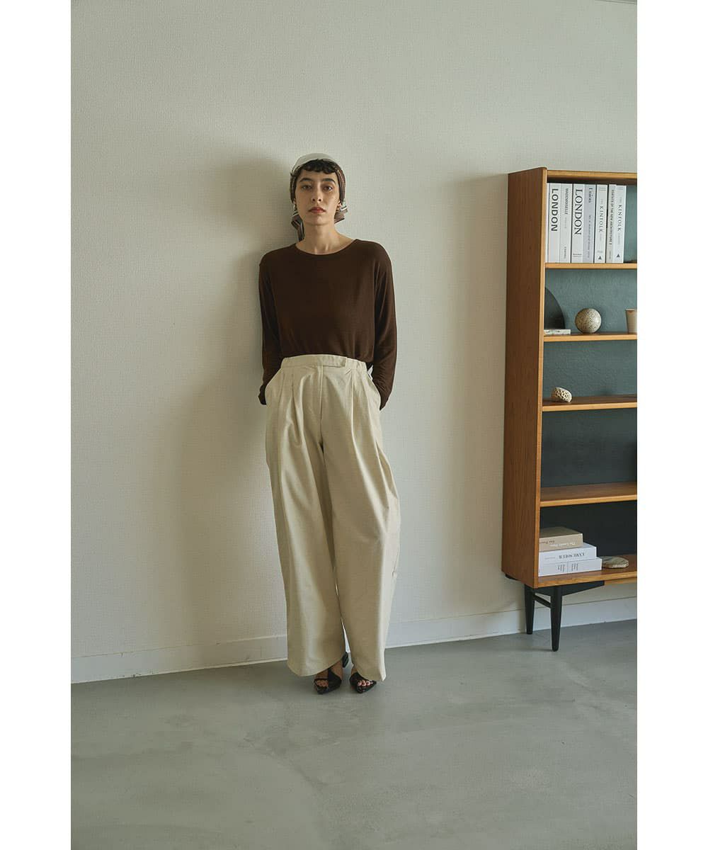 着用イメージ　168cm IVORY