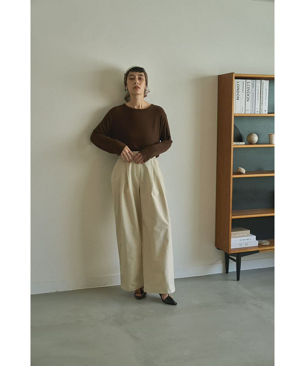 着用イメージ　168cm IVORY