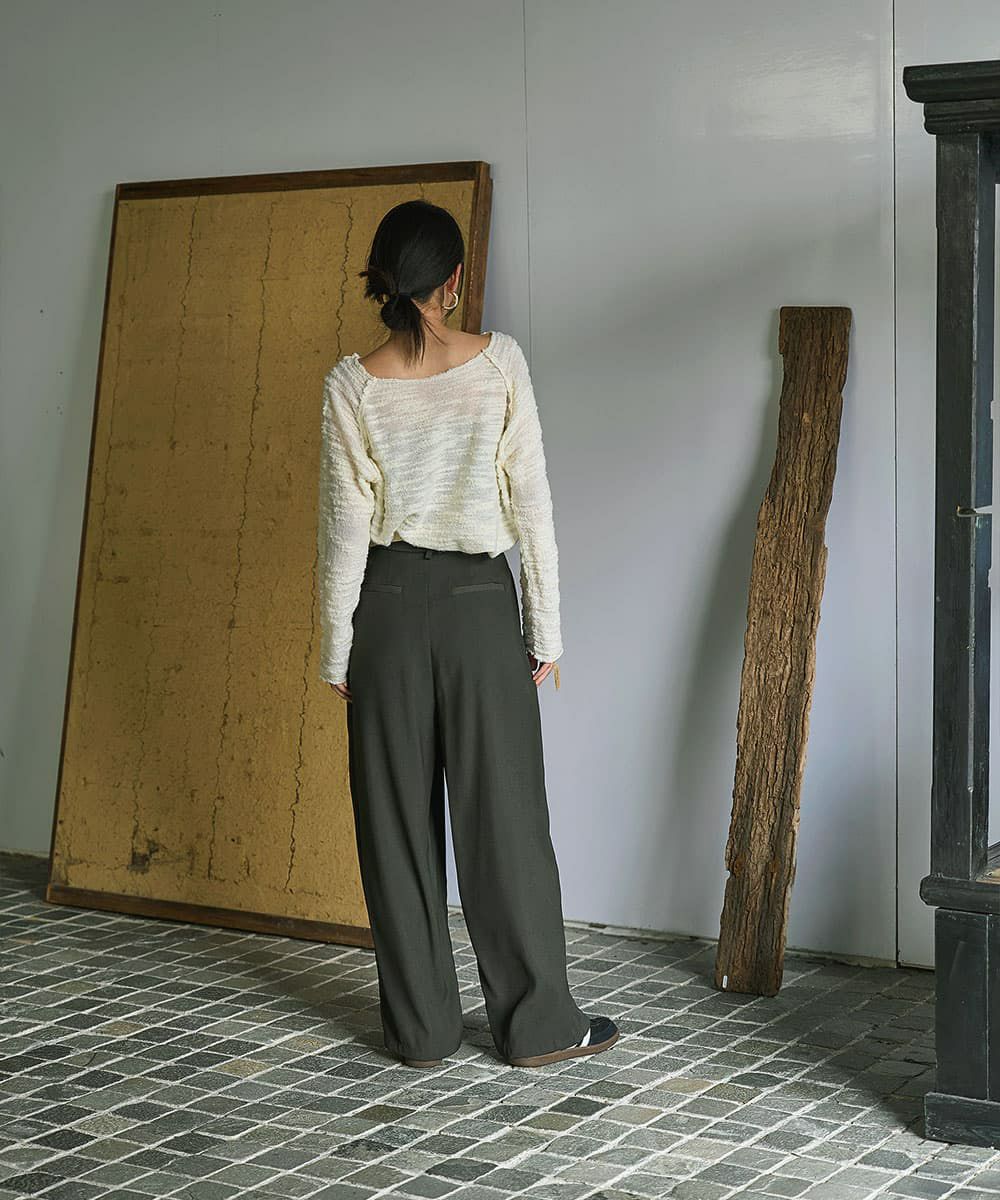 着用イメージ　168cm OFFWHITE