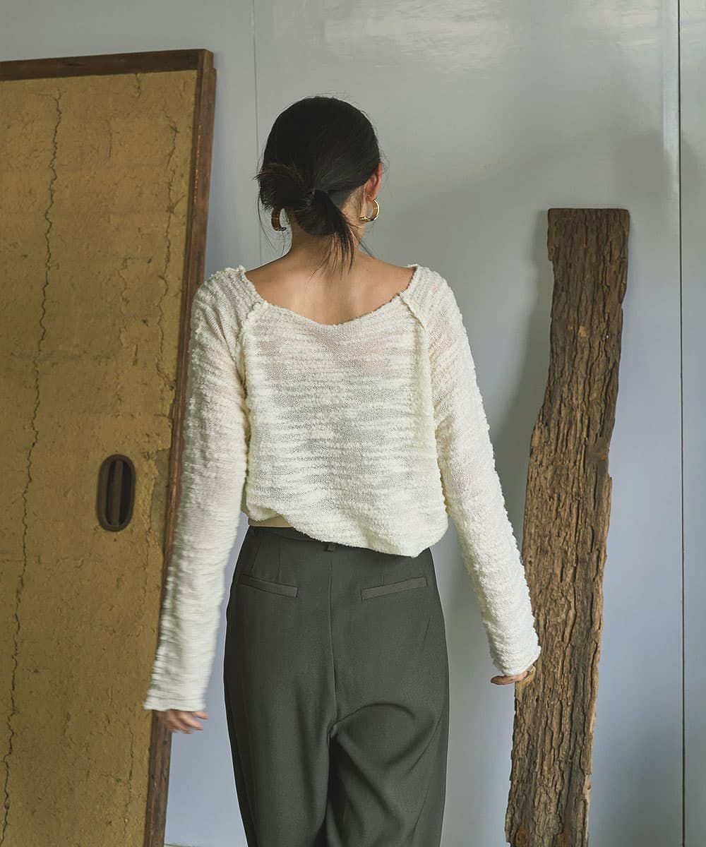 着用イメージ　168cm OFFWHITE