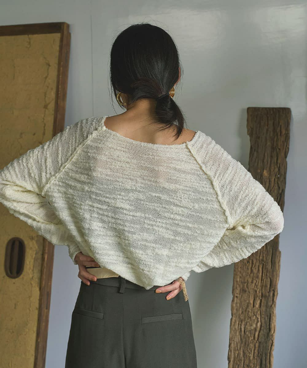 着用イメージ　168cm OFFWHITE