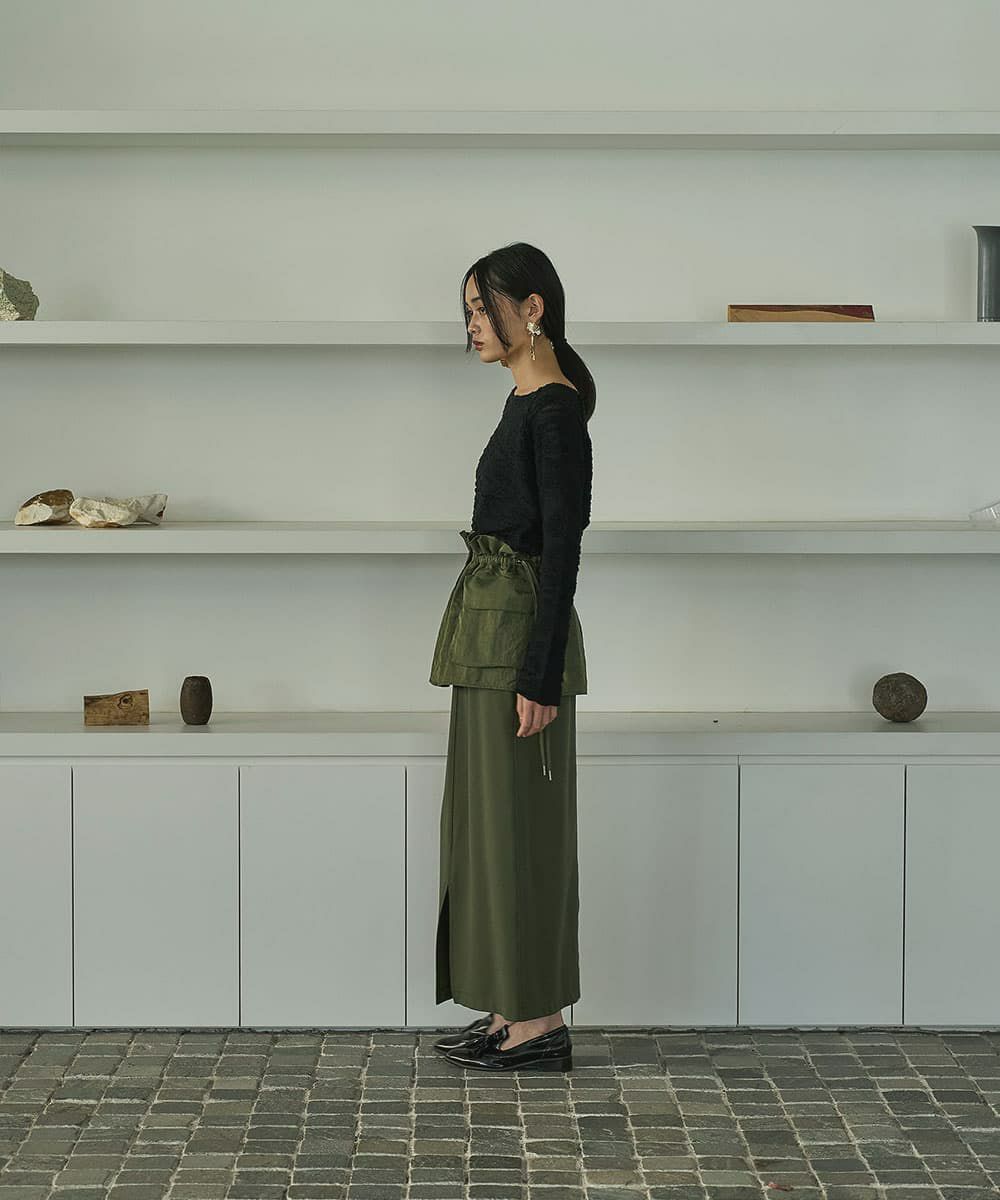 着用イメージ　168cm BLACK