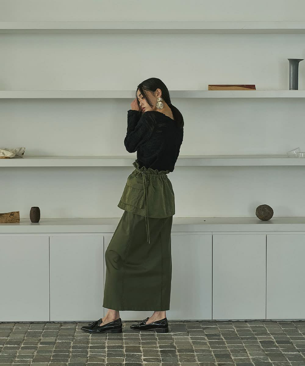 着用イメージ　168cm BLACK