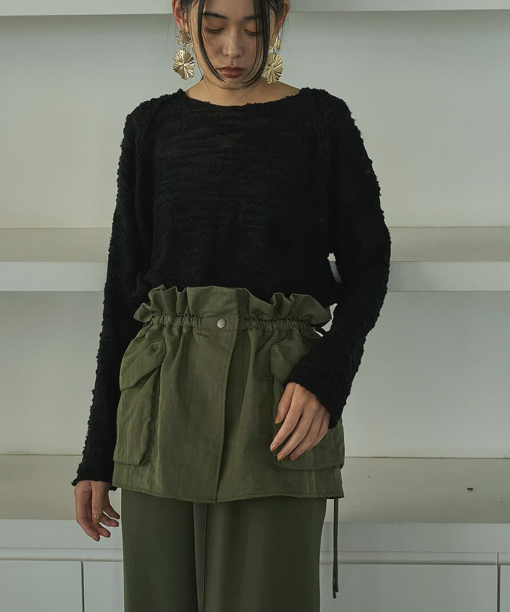 着用イメージ　168cm BLACK