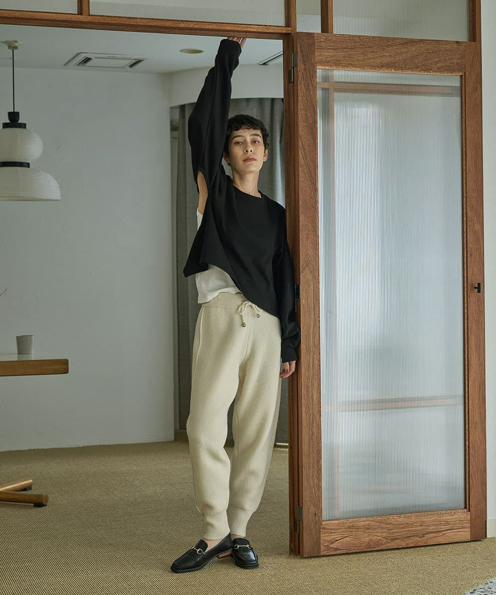 着用イメージ　168cm BLACK