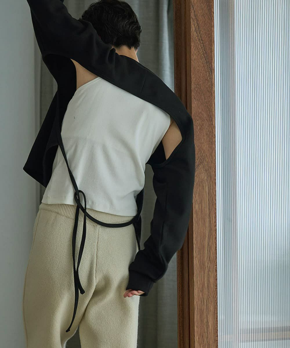 着用イメージ　168cm BLACK