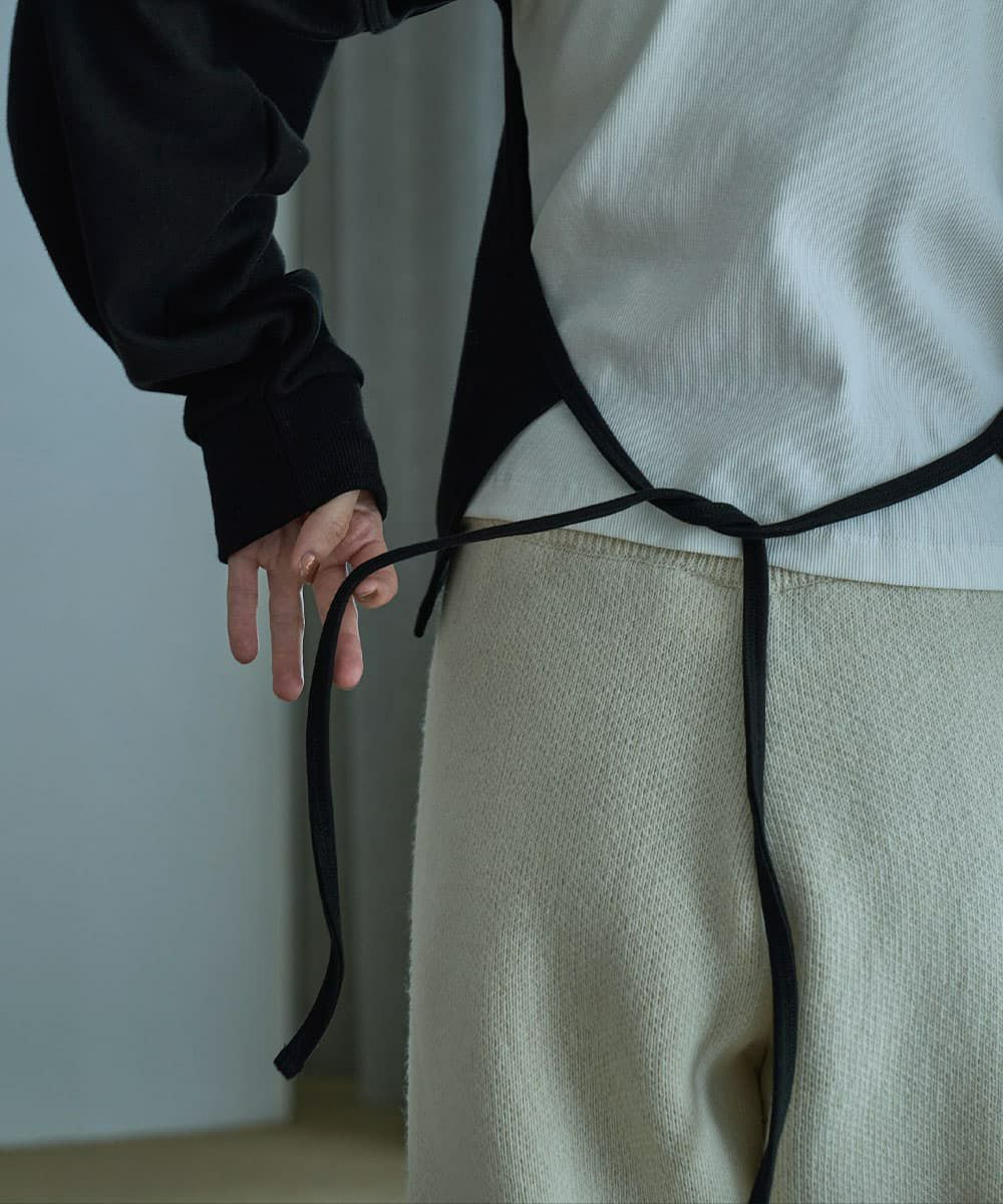 着用イメージ　168cm BLACK