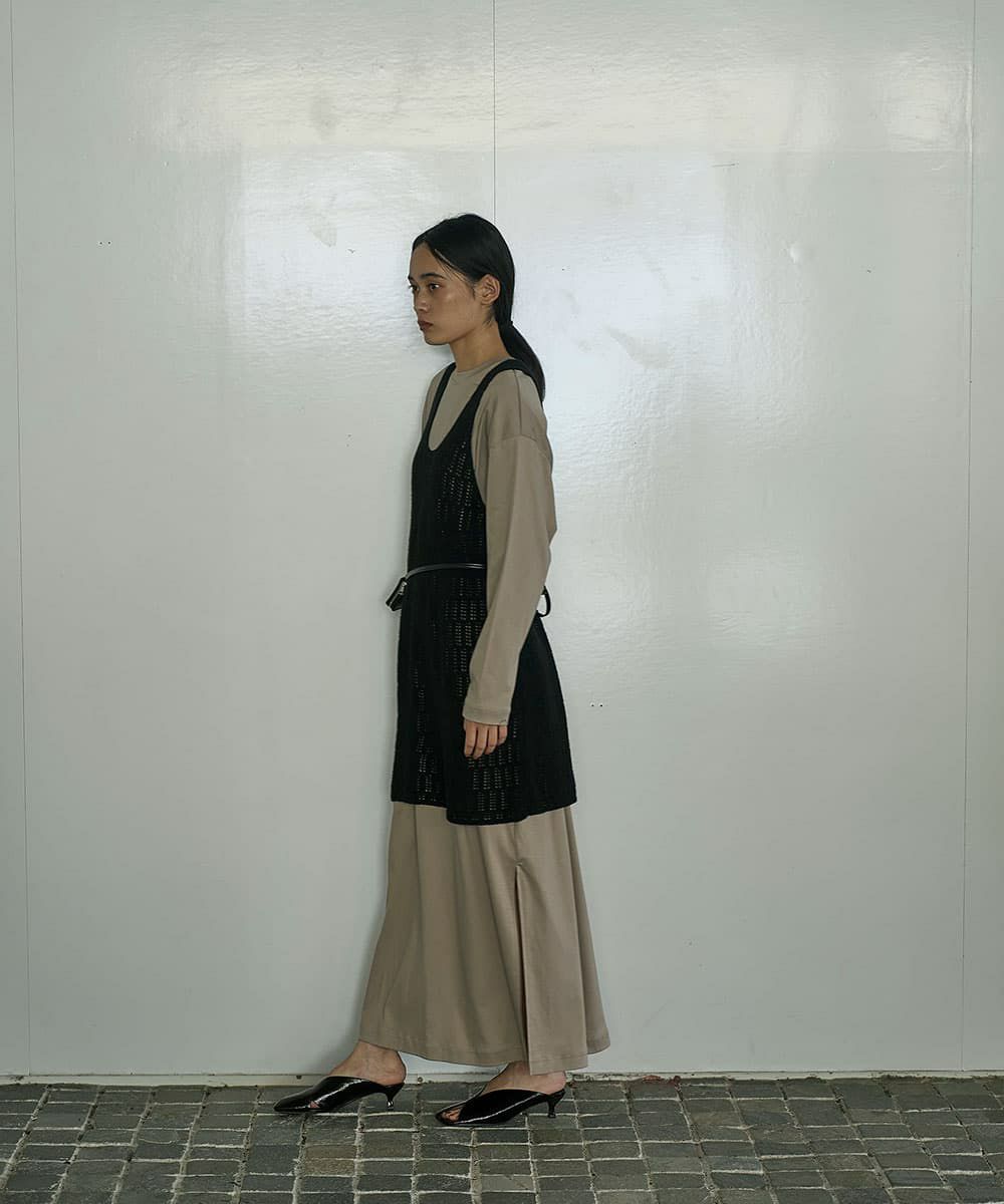 着用イメージ　164cm BLACK