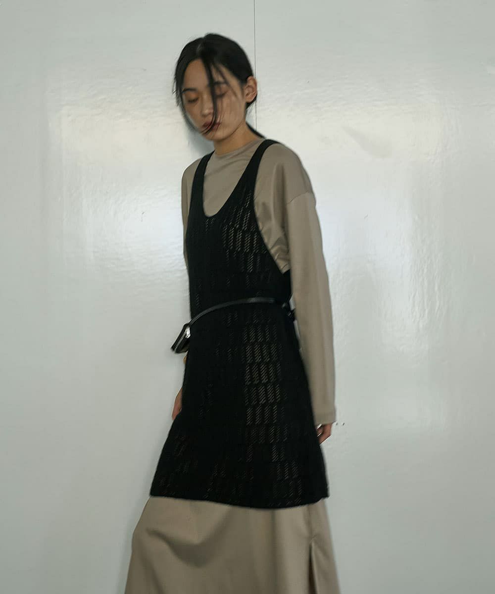 着用イメージ　164cm BLACK