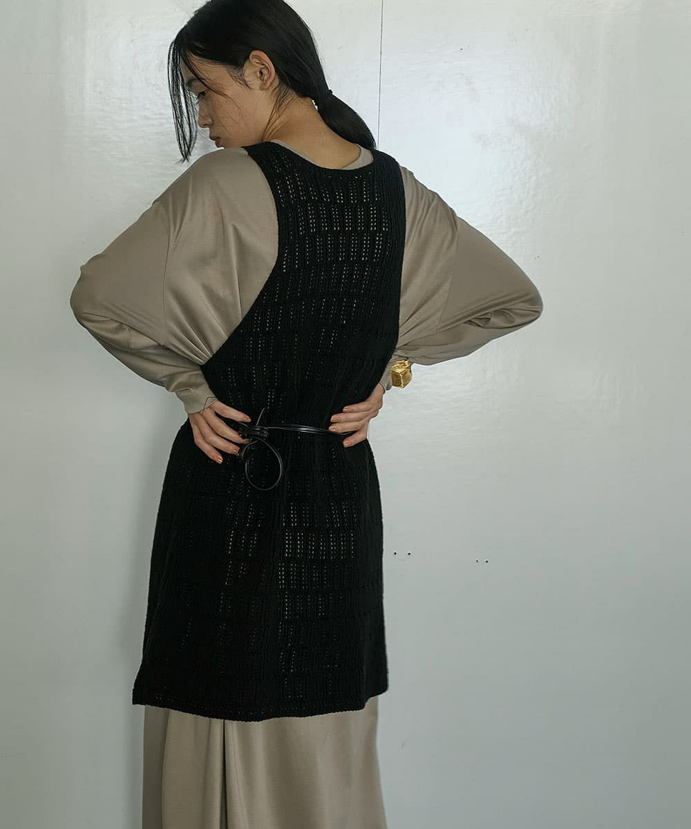 着用イメージ　164cm BLACK