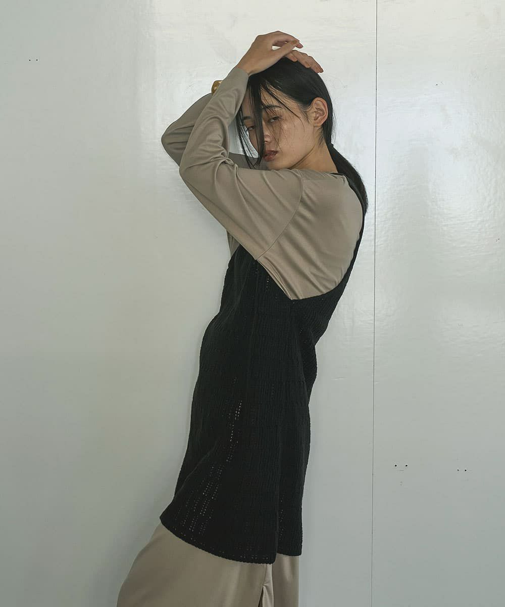 着用イメージ　164cm BLACK