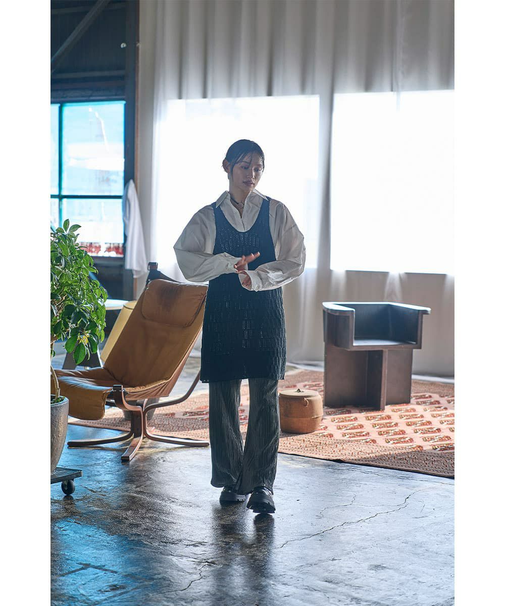 着用イメージ　164cm BLACK