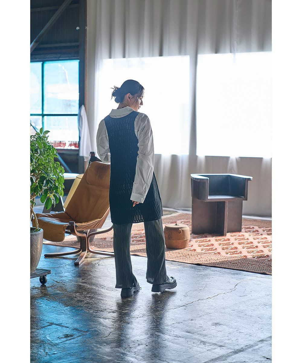 着用イメージ　164cm BLACK