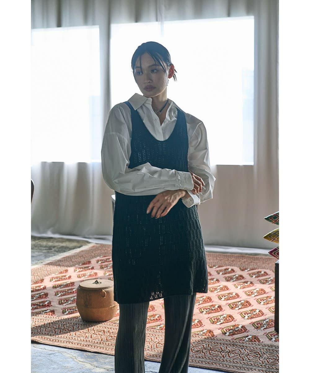 着用イメージ　164cm BLACK