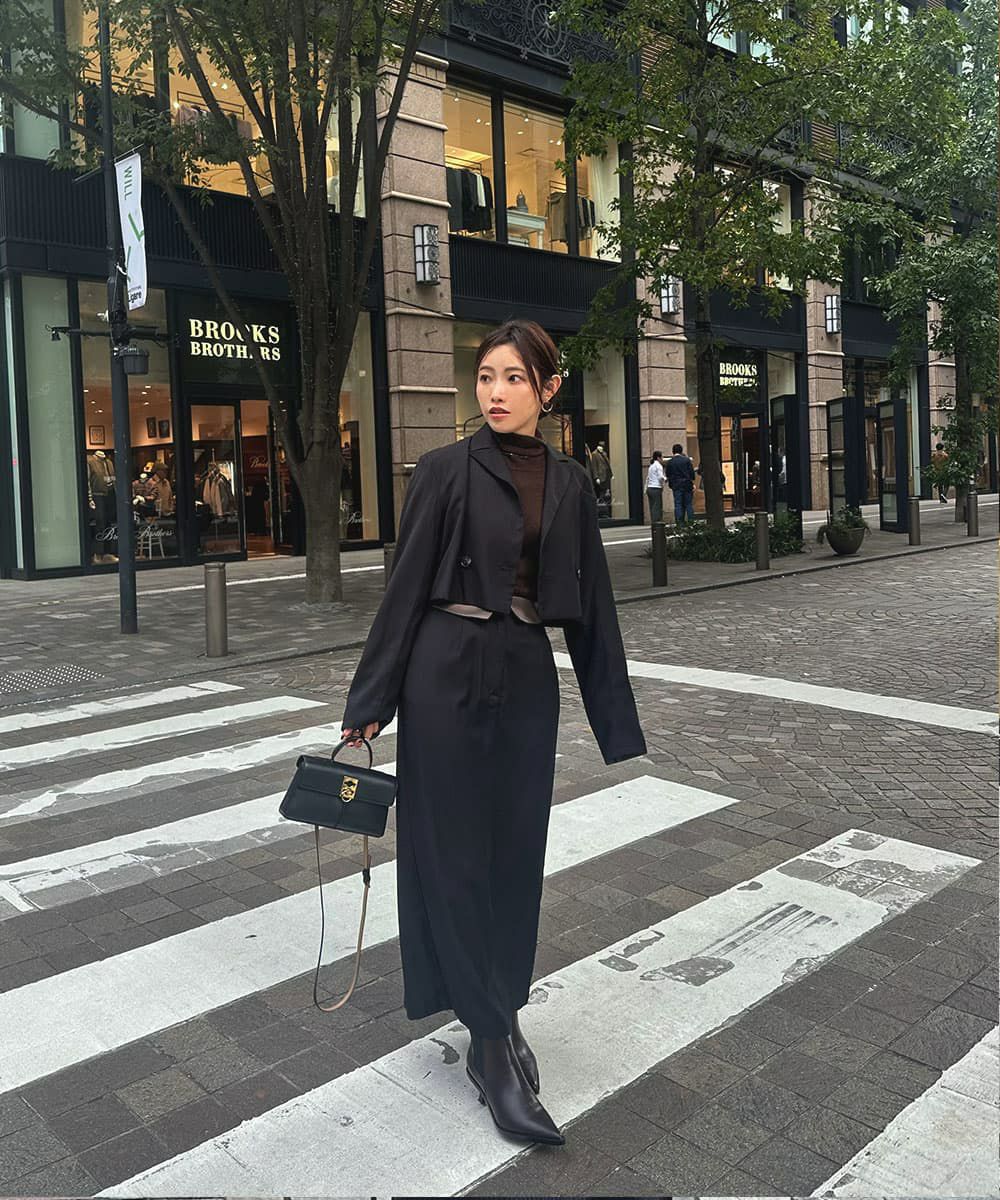 着用イメージ　160cm BLACK