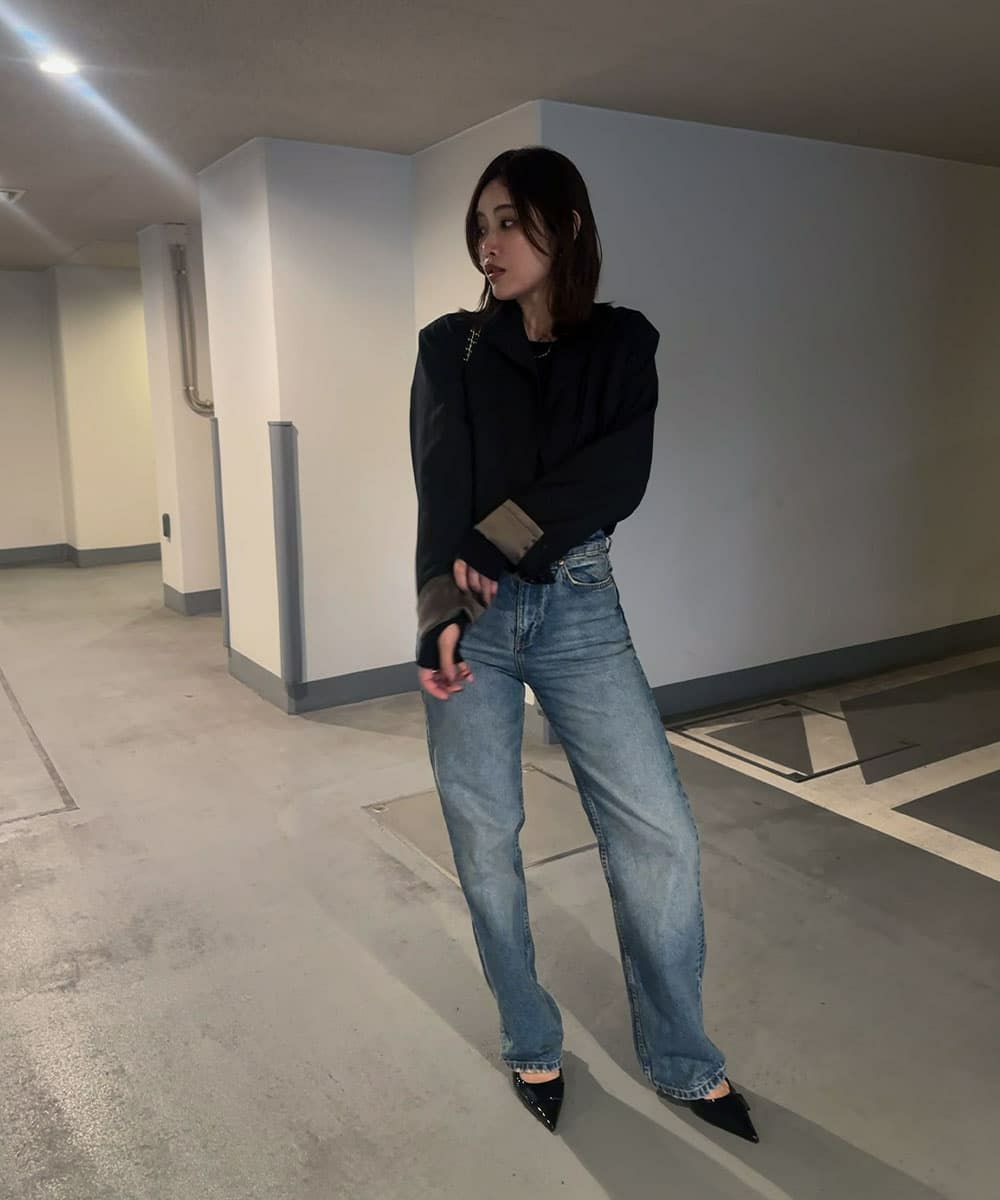 着用イメージ　160cm BLACK