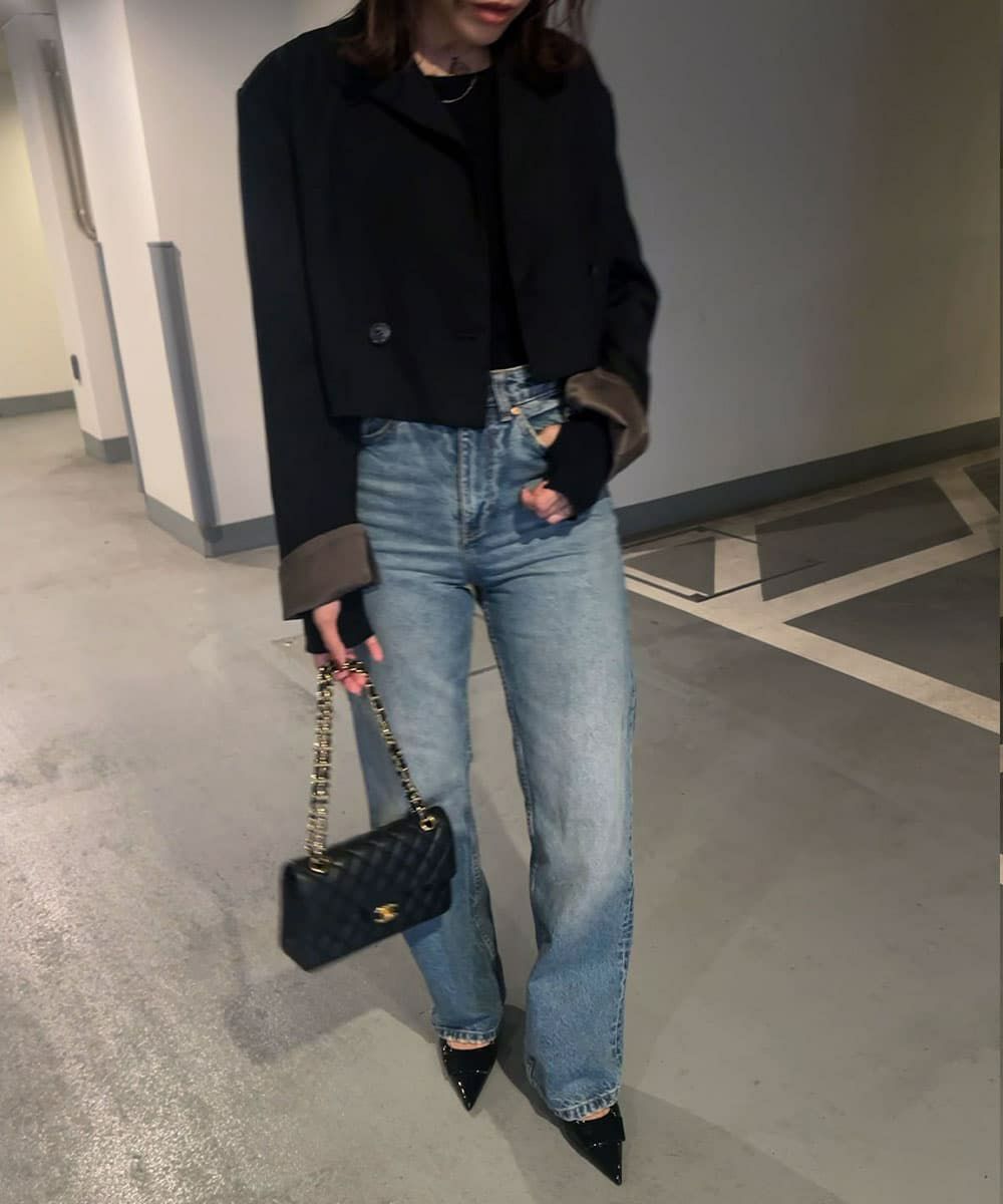 着用イメージ　160cm BLACK