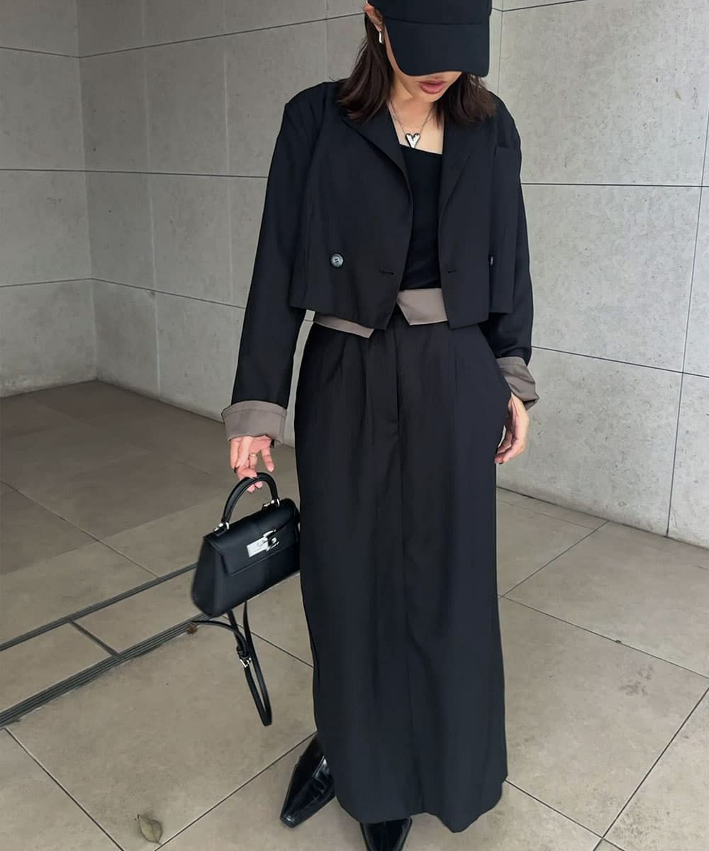 着用イメージ　160cm BLACK