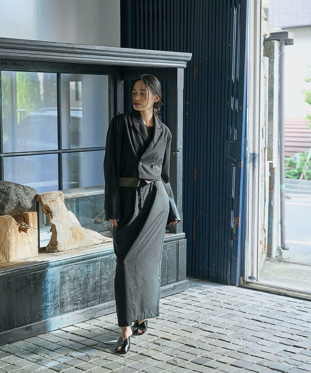 着用イメージ　168cm BLACK