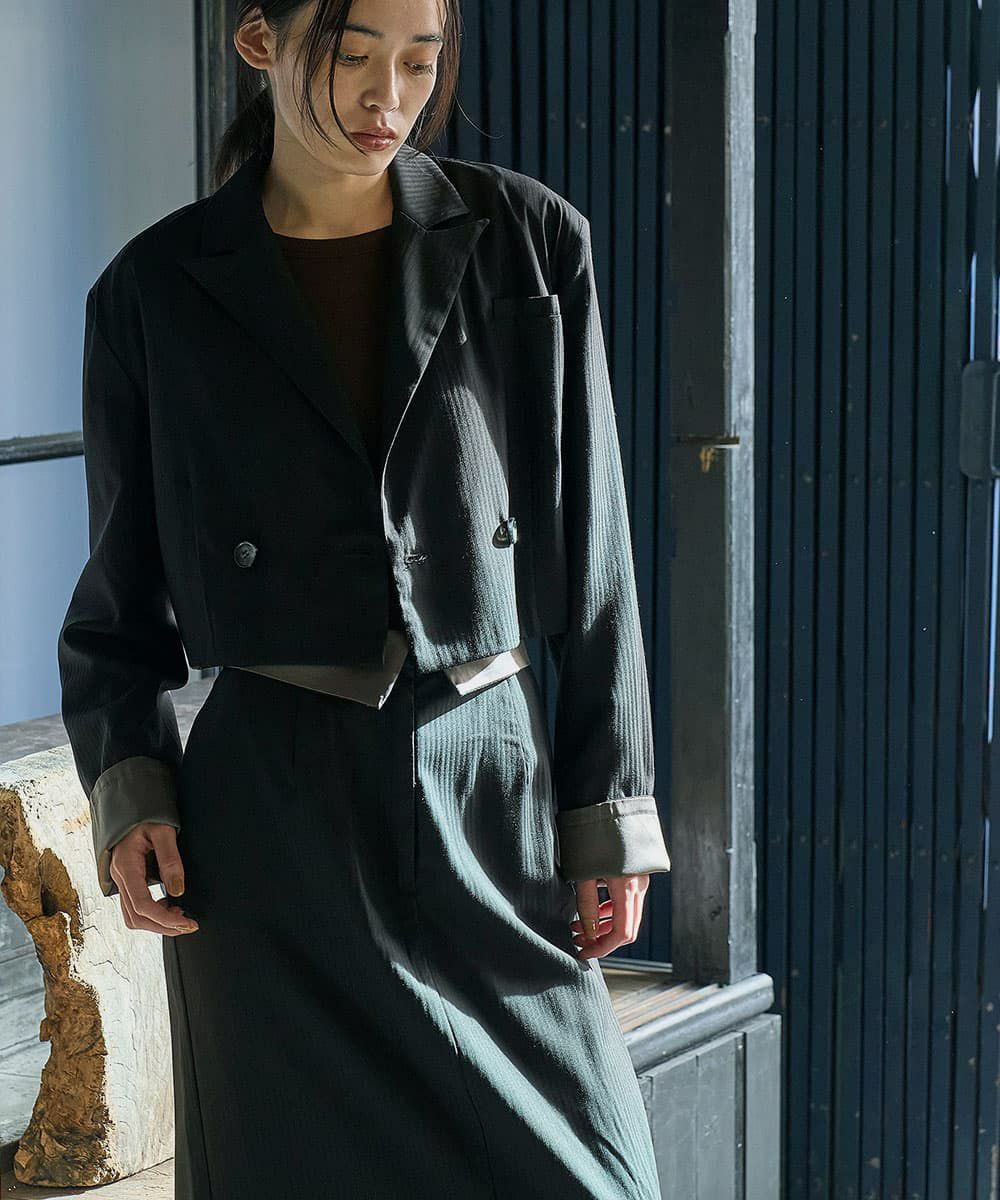 着用イメージ　168cm BLACK