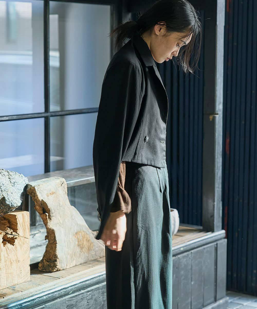 着用イメージ　168cm BLACK