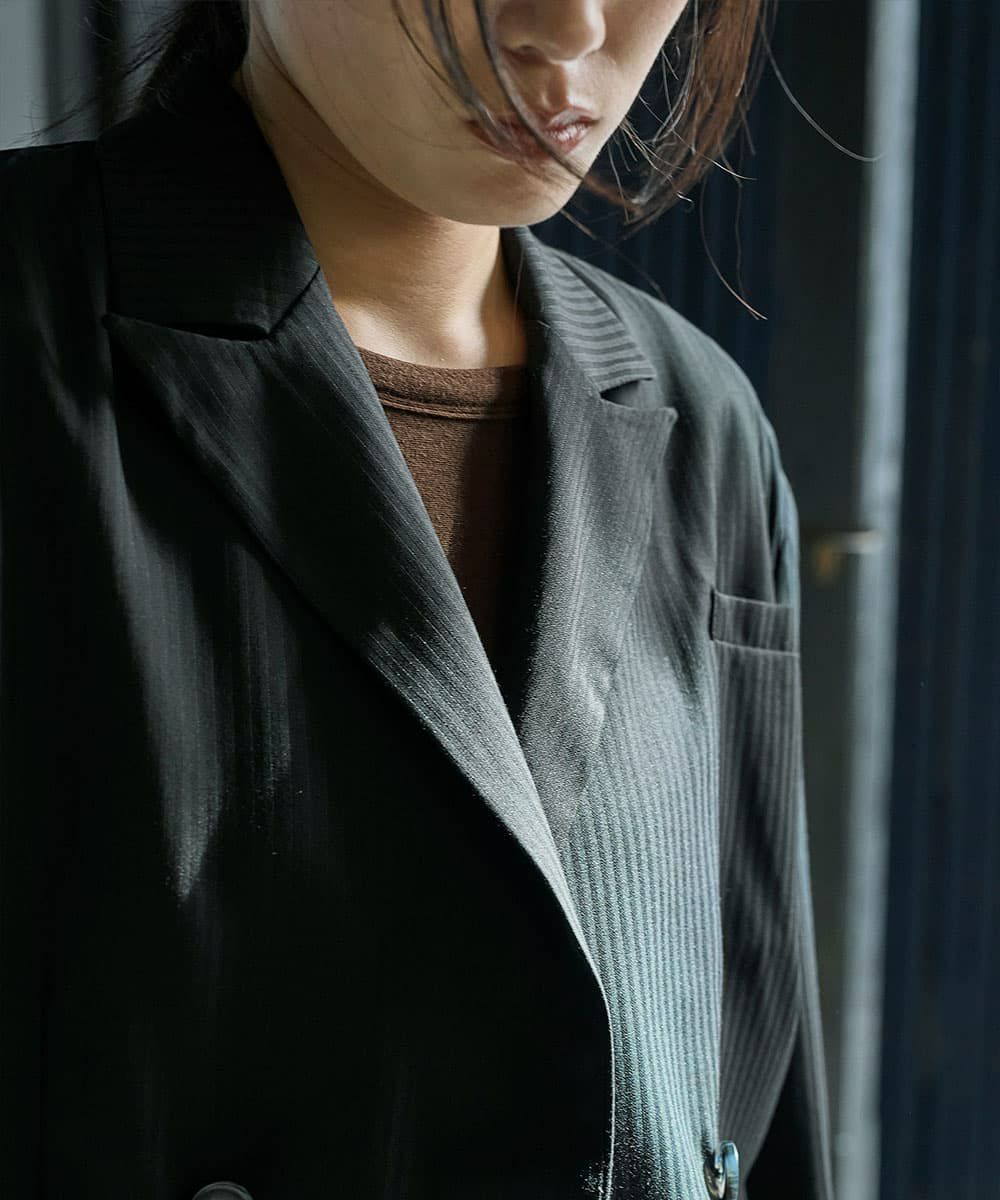 着用イメージ　168cm BLACK