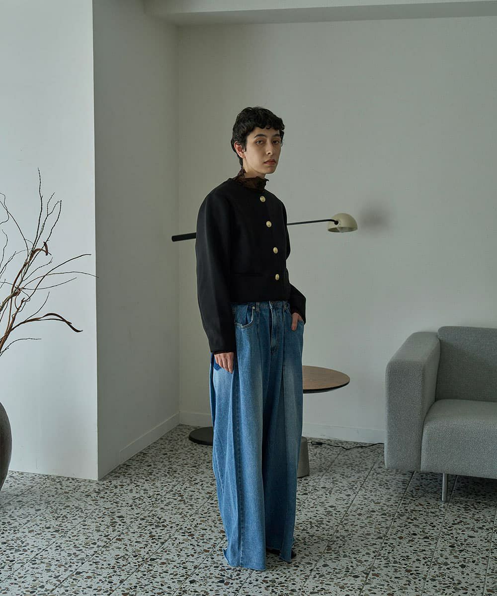 着用イメージ　168cm 　BLACK