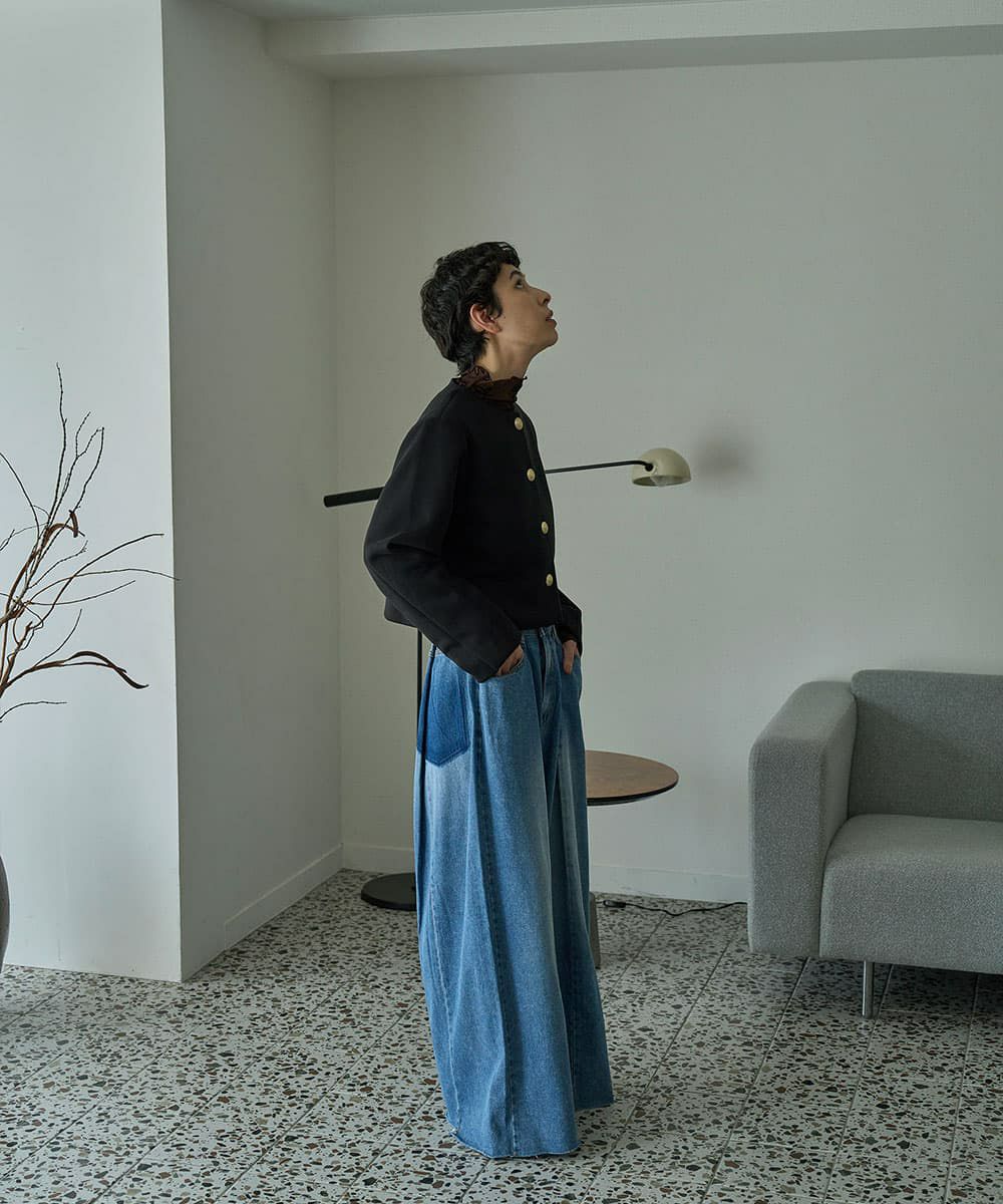 着用イメージ　168cm 　BLACK