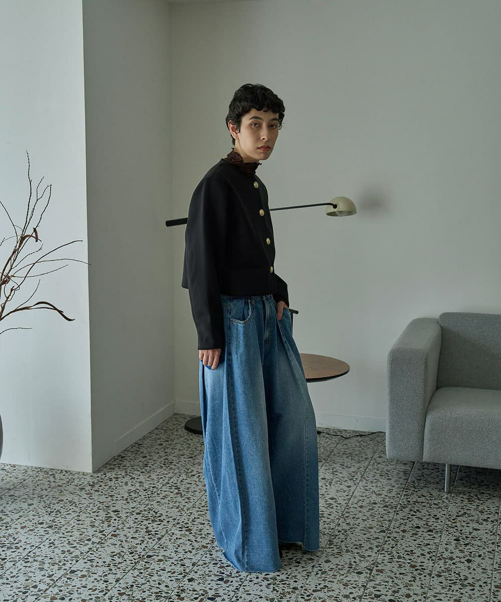 着用イメージ　168cm 　BLACK