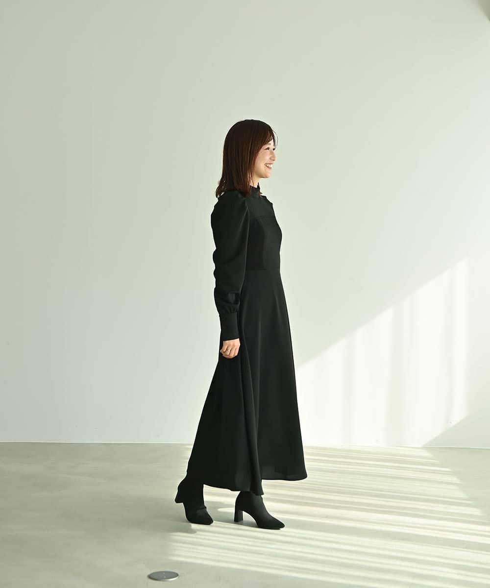 着用イメージ　161cm BLACK