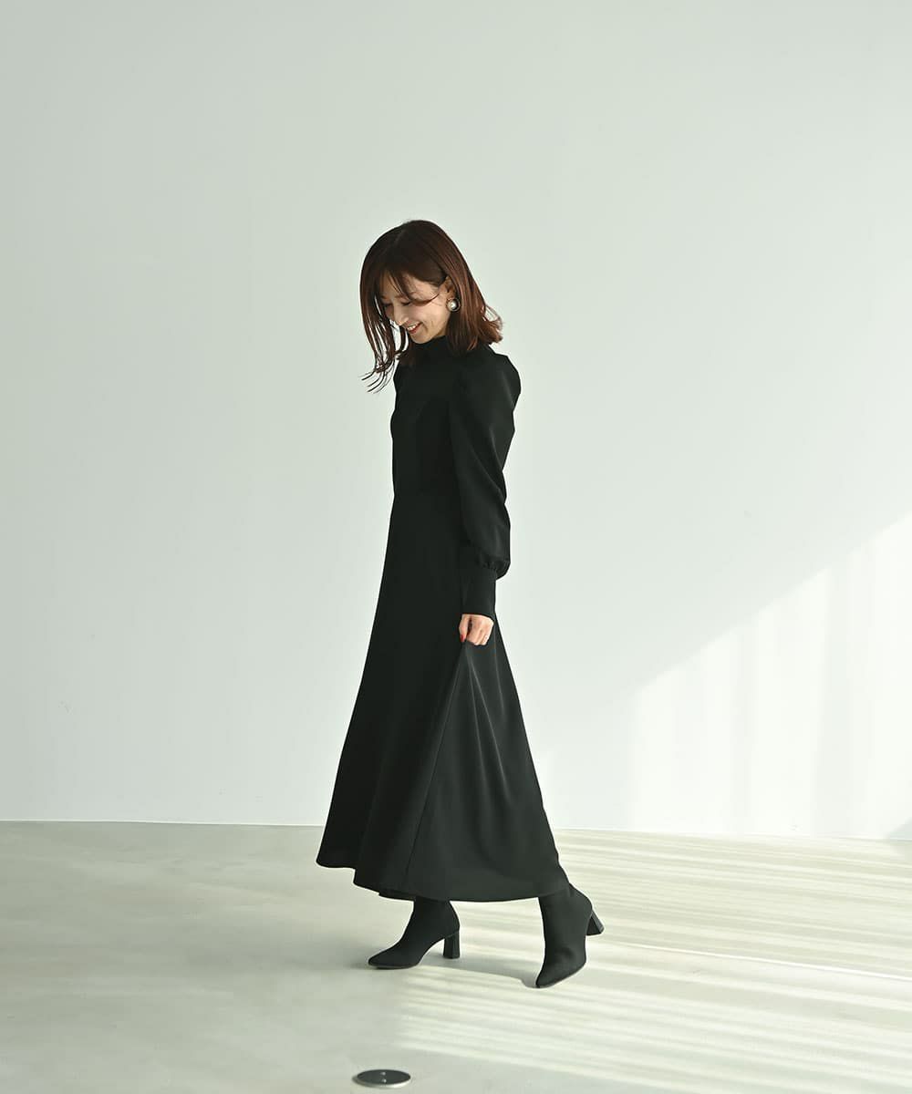 着用イメージ　161cm BLACK