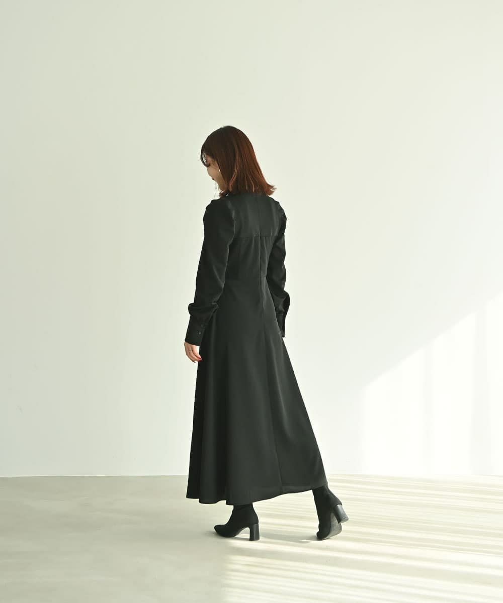 着用イメージ　161cm BLACK