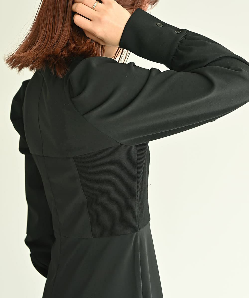 着用イメージ　161cm BLACK