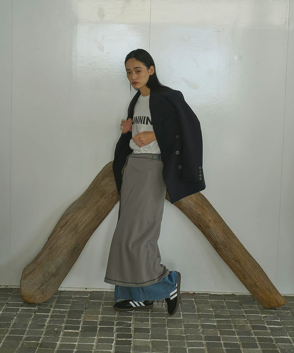 着用イメージ 168cm CHARCOAL GRAY