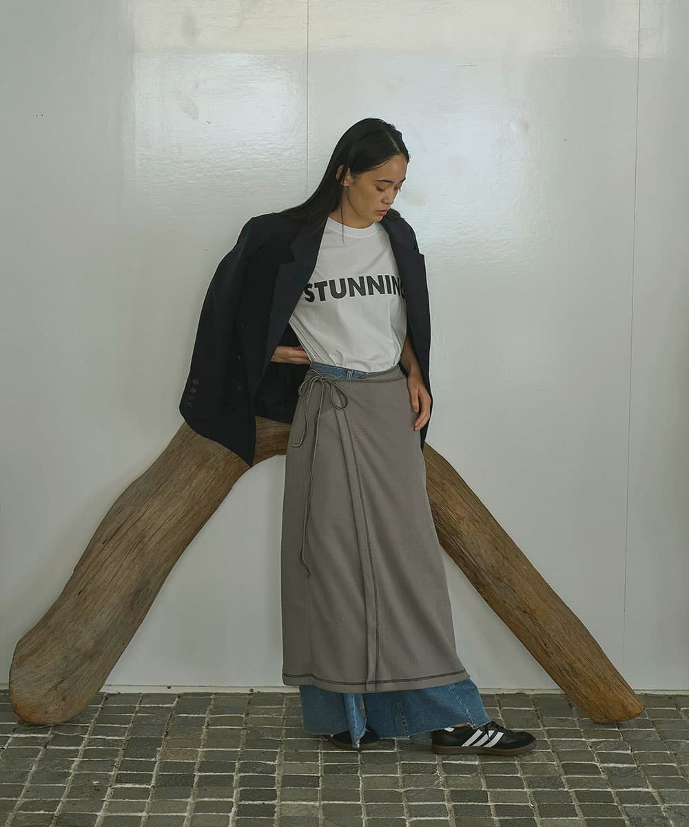 着用イメージ 168cm CHARCOAL GRAY