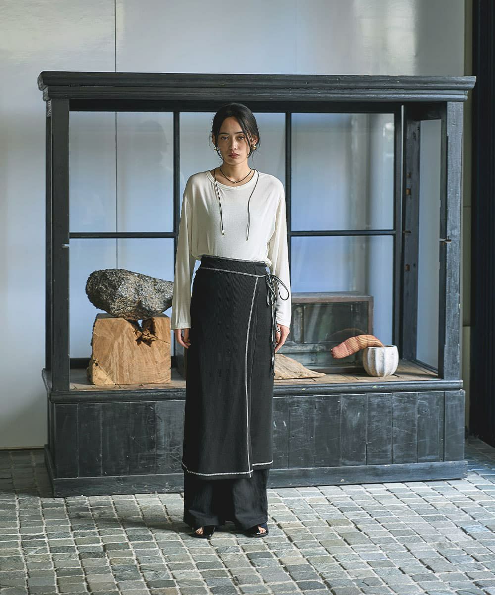 着用イメージ 168cm BLACK