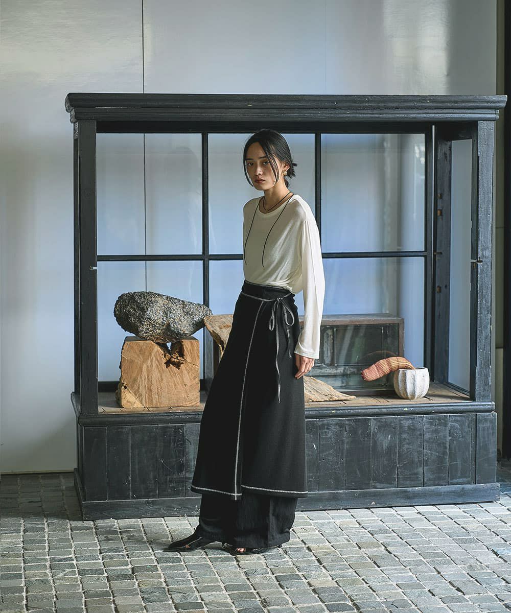 着用イメージ 168cm BLACK