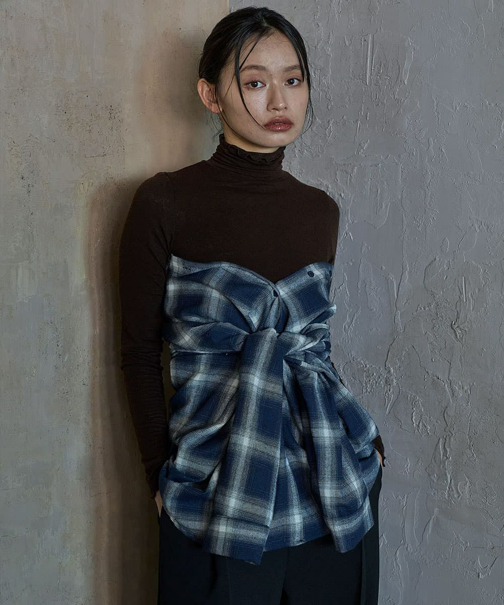 着用イメージ 165cm BROWN